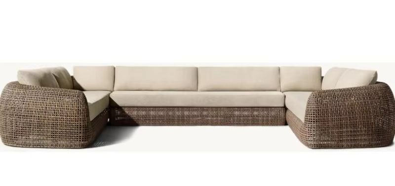 Outdoor Furniture For Sale - Hot Sale U-shape Modular Outdoor Furniture