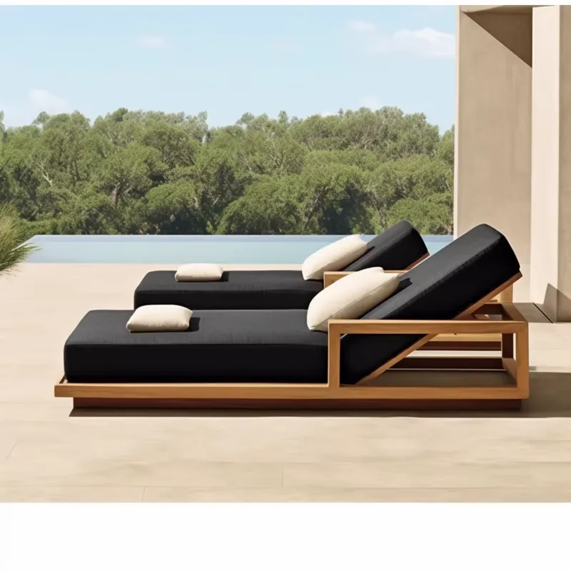 Outdoor Furniture For Sale - Hot Sale Beach Sunbed Pool Teak