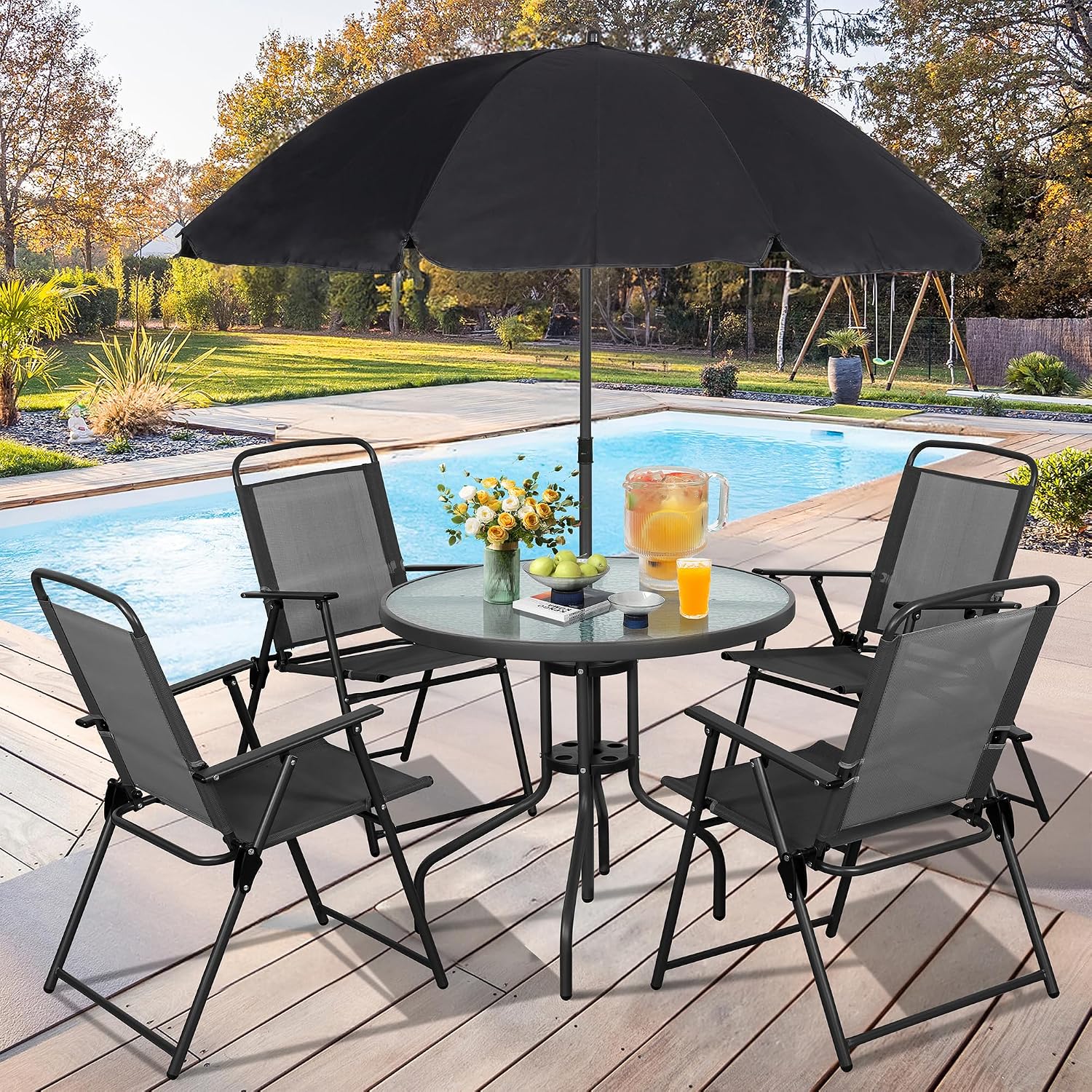 Metal Patio Dining Set Outdoor - Outdoor Furniture For Sale recension och pris