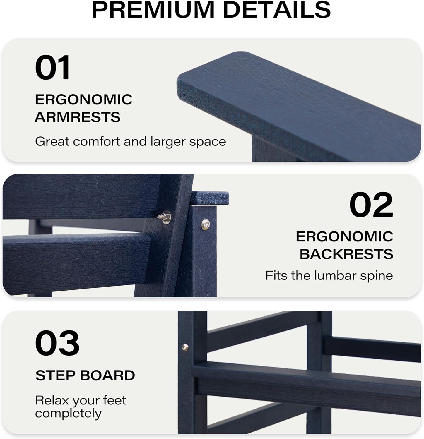 Outdoor Set, Balcony Adirondac - Outdoor Furniture Hdpe recension och pris