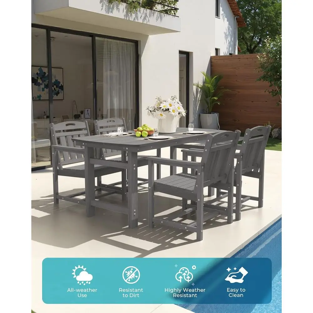All-Weather HDPE Patio Dining  - Outdoor Furniture Hdpe recension och pris
