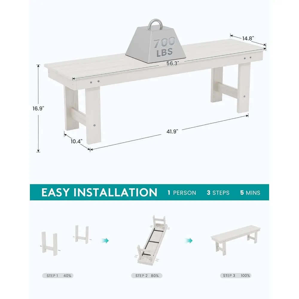 2-Person Weatherproof HDPE Out - Outdoor Furniture Hdpe recension och pris