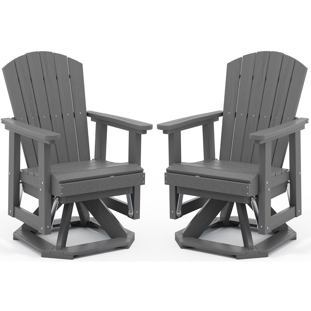 Adirondack Swivel Glider Chair - Outdoor Furniture Hdpe recension och pris