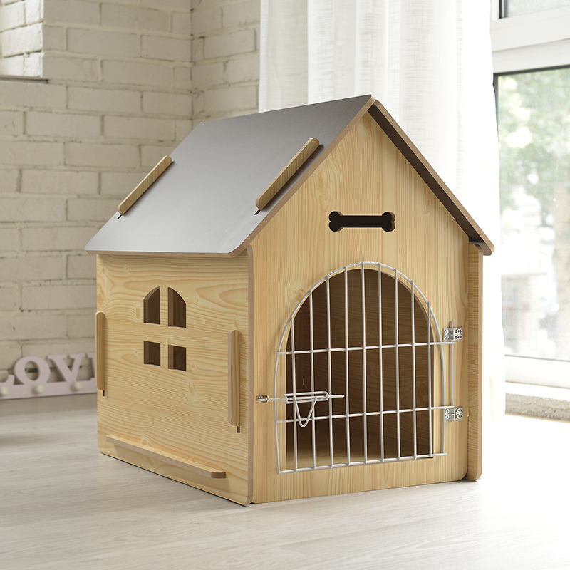 Custom Wooden Dog House Indoor - Outdoor Furniture Durable recension och pris