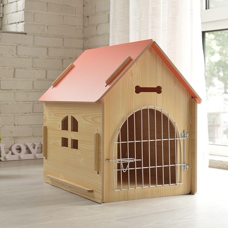 Custom Wooden Dog House Indoor - Outdoor Furniture Durable recension och pris