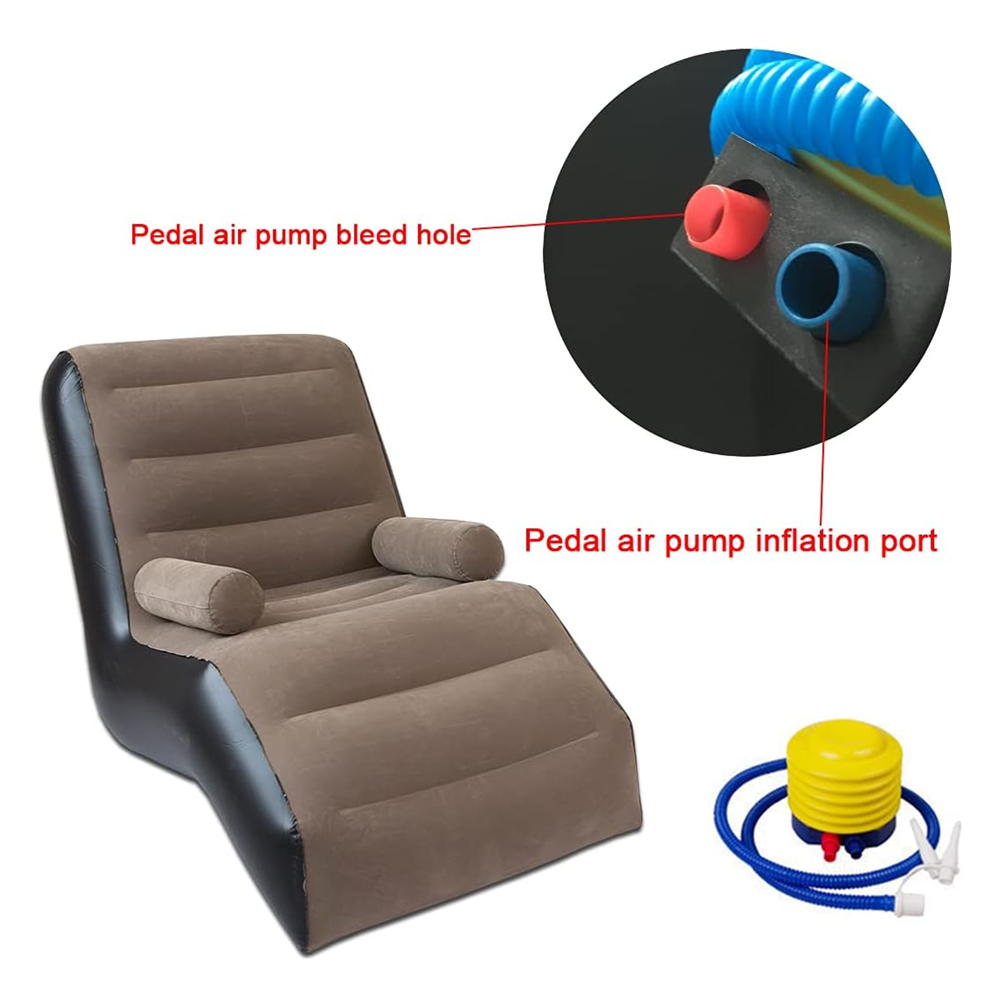 Folding Lazy Sofa,Inflatable L - Outdoor Furniture Durable recension och pris