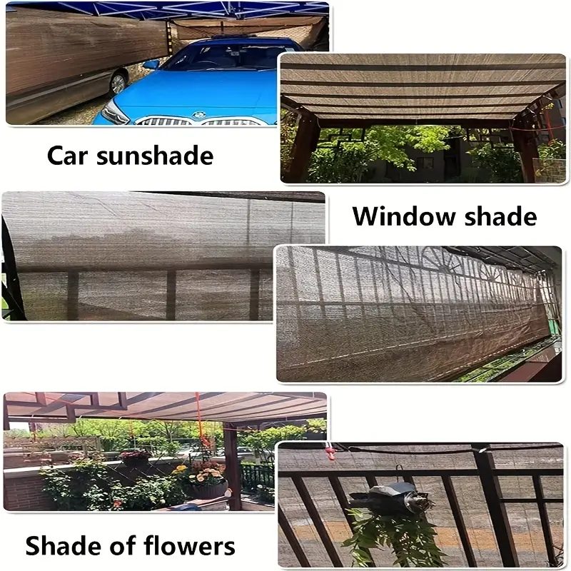 UV Protection Brown PE Shade C - Outdoor Furniture Hdpe recension och pris