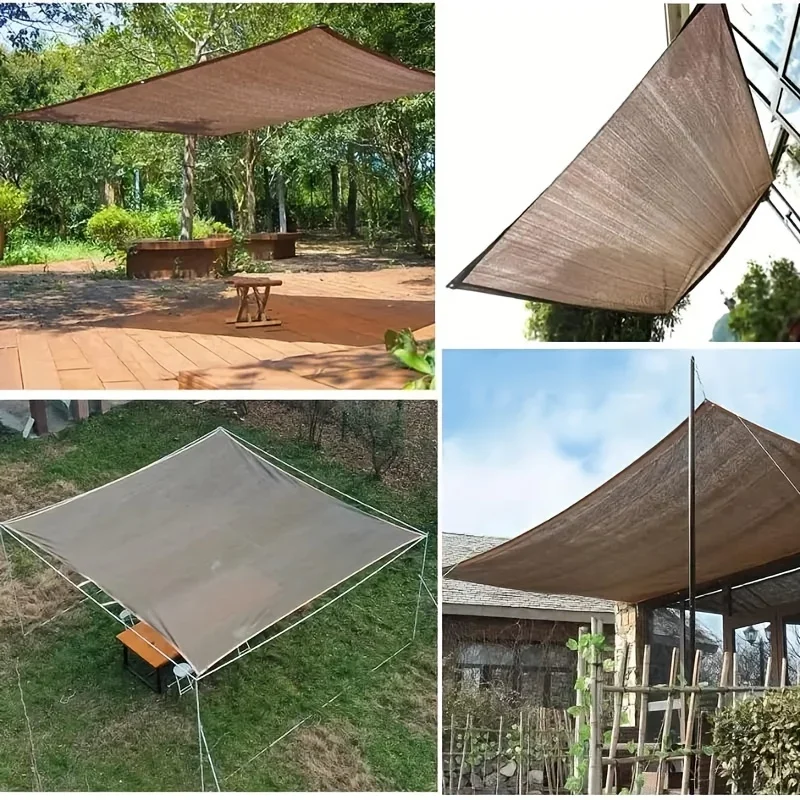 UV Protection Brown PE Shade C - Outdoor Furniture Hdpe recension och pris