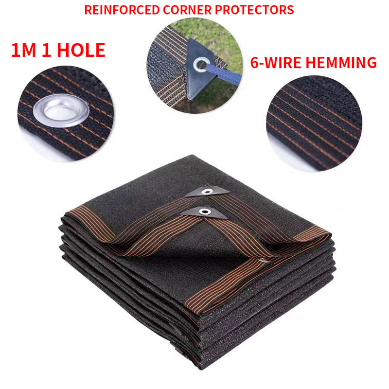 12PIN Black Sunshade Net Shadi - Outdoor Furniture Hdpe recension och pris